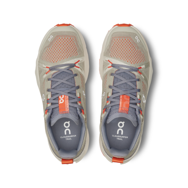 On Cloud Fossil Ivory Cloudsurfer Trail Zapatos