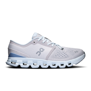 On Cloud x4 Silver Chambray Zapatos