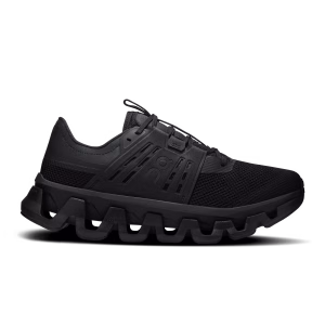 On Cloudswift Amp Negro Negro Zapatos